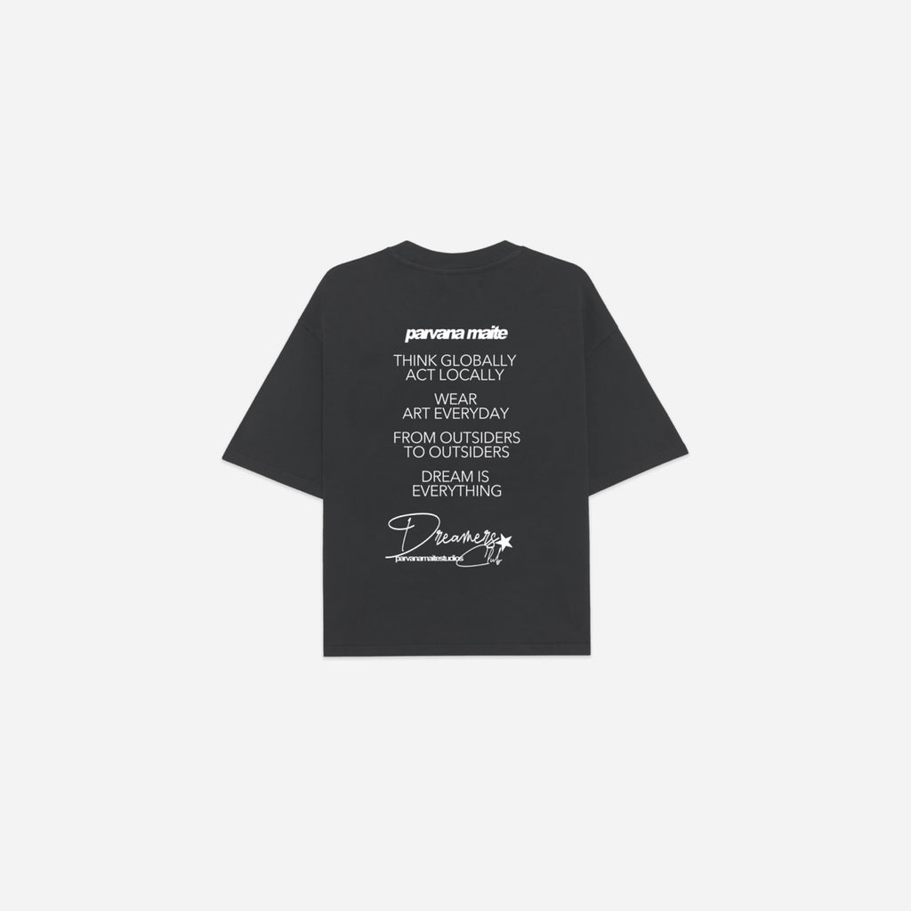 DREAMERS CLUB BLACK T-SHIRT